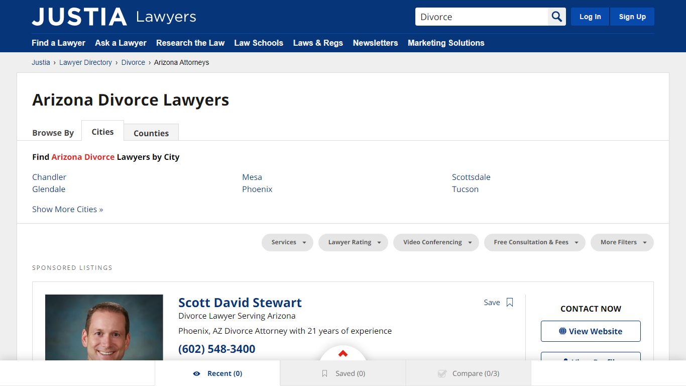 Compare Top Divorce Attorneys in Arizona - Justia